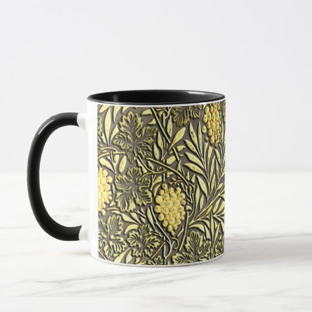 Caneca Padrão de uvas William Morris (Esquerda)