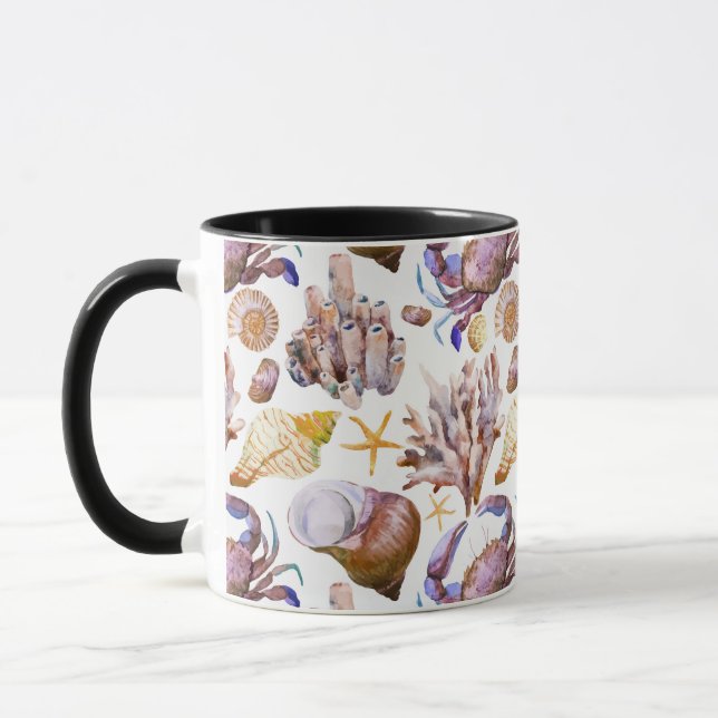 Caneca Padrão de Vida do Mar de Água 4 (Esquerda)