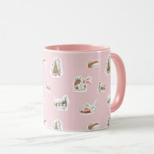 Caneca Padrão de Vigneta de Natal de Whoville