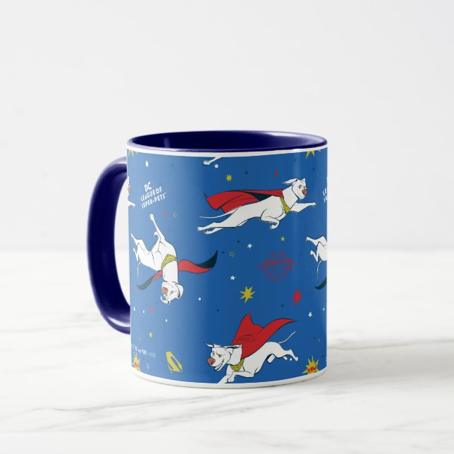Caneca Padrão de Voo do Krypto (Frente Esquerda)