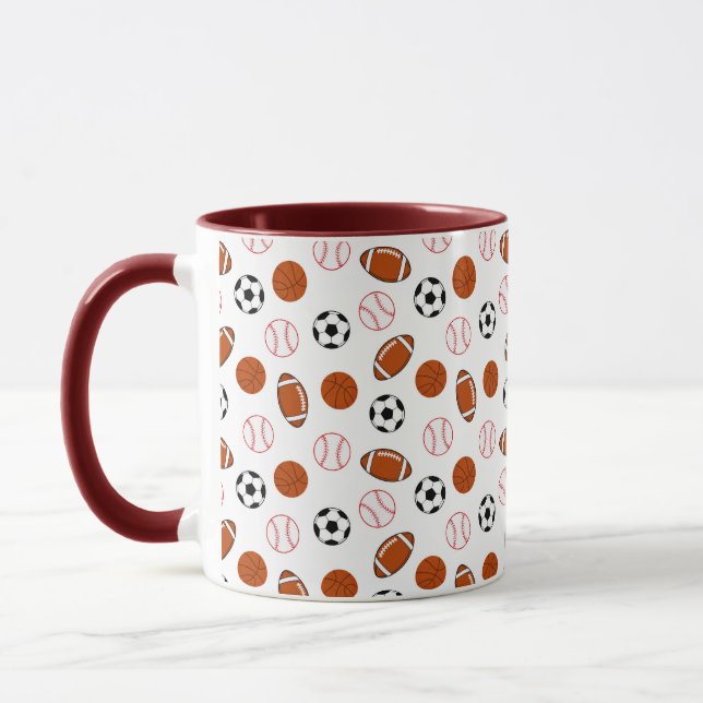 Caneca Padrão desportivo de futebol (Esquerda)