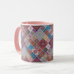 Caneca Padrão do Azulejo Mandala