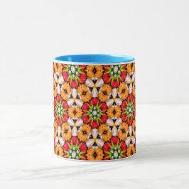 Caneca Padrão do Buquê Tulips