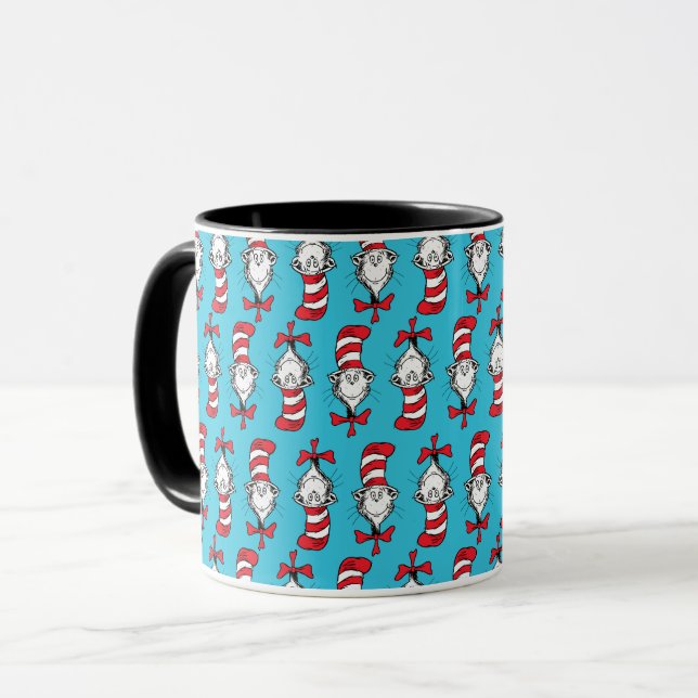 Caneca Padrão do Gato no Chapéu (Frente Esquerda)