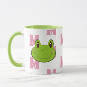 Caneca Padrão do Monograma do sapo