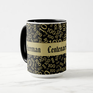 Caneca Padrão do Número de Aniversário do Centenário