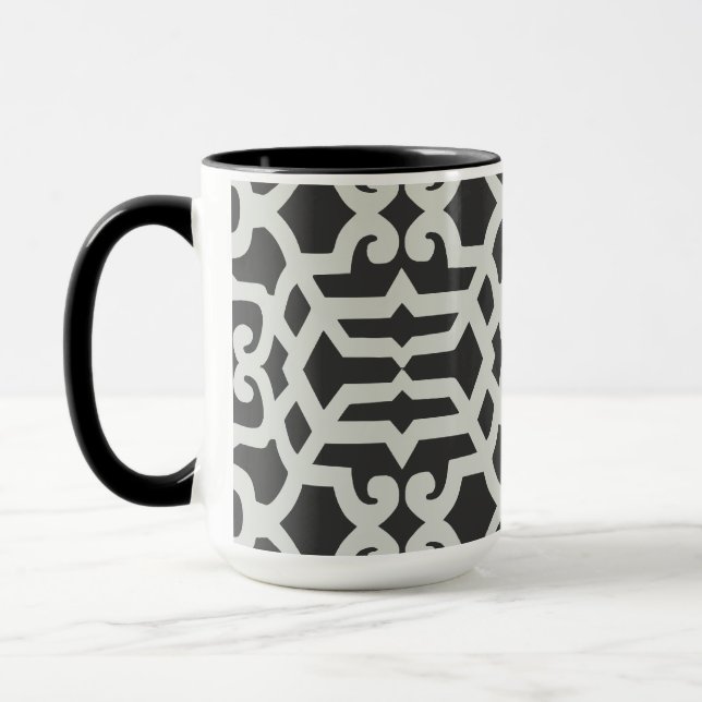 Caneca Padrão Elegante (Esquerda)
