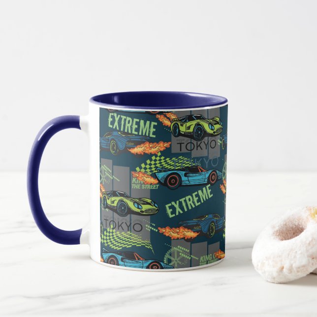 Caneca Padrão Extremo de Corrida de Rua em Tóquio (Com Donut)