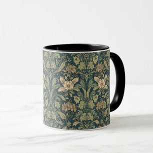 Caneca Padrão Floral Art Nouveau de William Morris Compto