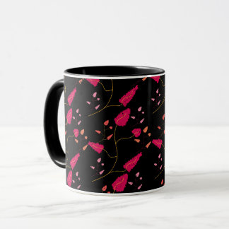 Caneca Padrão Floral Colorido das Flores Simples