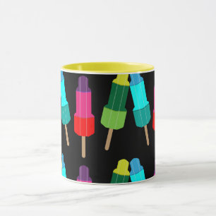 Caneca Padrão Funky Ice-Cream Duto Gráfico De Sorvetes