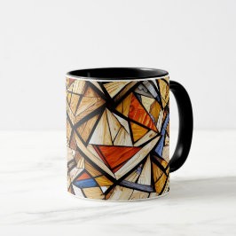 Caneca Padrão geométrico de abstrato 20 - Mug de café