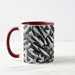 Caneca Padrão geométrico de abstrato 30 - Mug de café