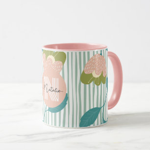 Caneca Padrão na moda bonito presente de aniversário Past