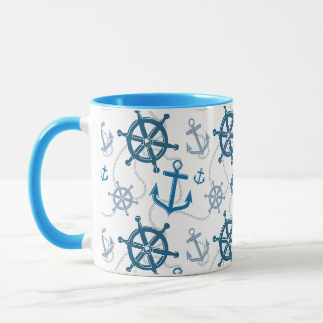 Caneca Padrão náutico (Esquerda)