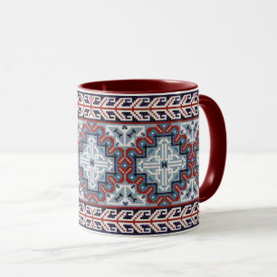 Caneca Padrão Navajo dos Índios Nativos Americanos