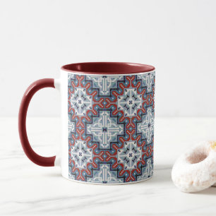 Caneca Padrão Navajo dos Índios Nativos Americanos