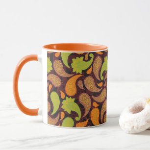 Caneca Padrão Paisley