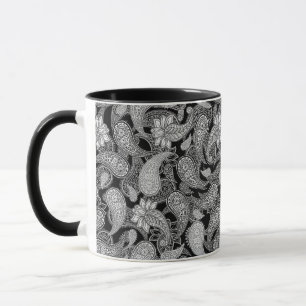Caneca Padrão Paisley 