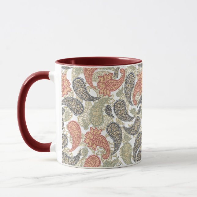 Caneca Padrão Paisley  (Esquerda)