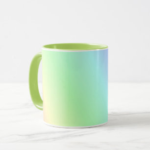 Caneca Padrão pastel multicolorido