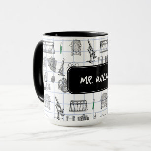 Caneca Padrão Personalizado de Ciências Químicas