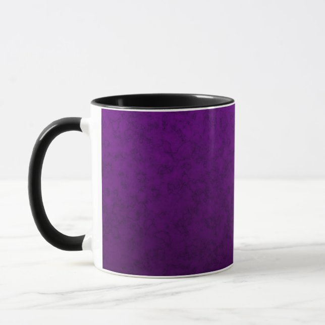Caneca Padrão roxo mármore (Esquerda)