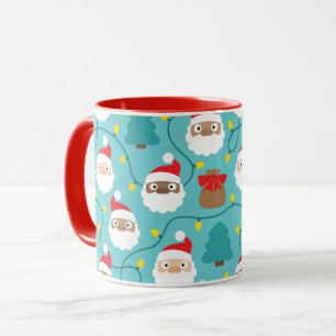 Caneca Padrão Santa Clauses