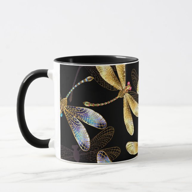 Caneca Padrão sem costura com Ouros (Esquerda)