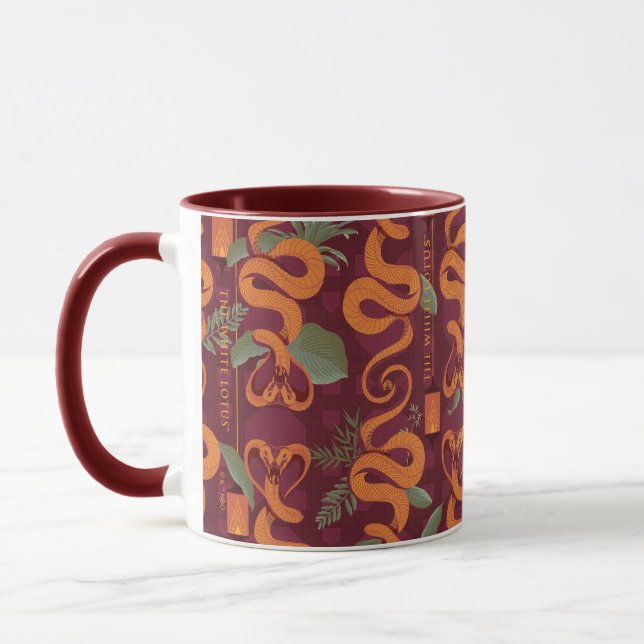Caneca Padrão Serpent Luxe - O Lotus Branco (Esquerda)