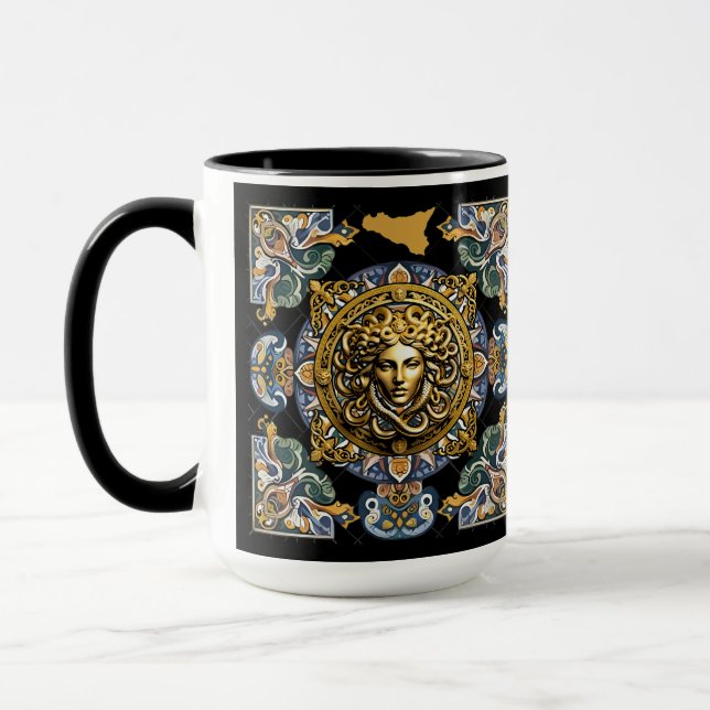 Caneca Padrão Siciliano da Sicília (Esquerda)
