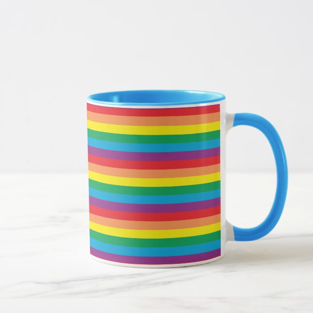 Caneca Padrão Simplesmente Arco-Íris (Direita)