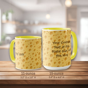 Caneca Padrão suíço de queijo