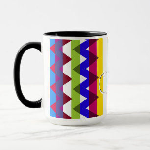 Caneca Padrão Trendy Chevron Stripes #14