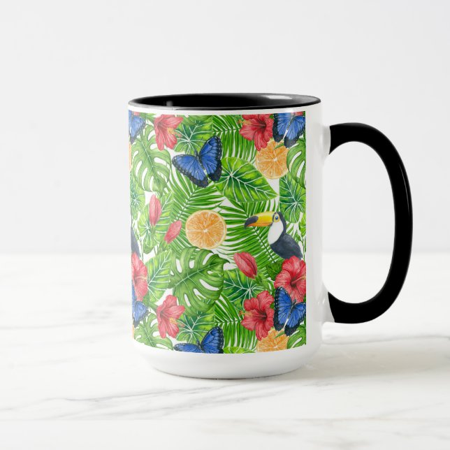 Caneca Padrão tropical (Direita)