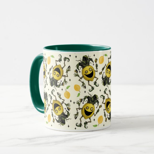 Caneca Padrão Void Jester Amigo Limão (Frente Esquerda)