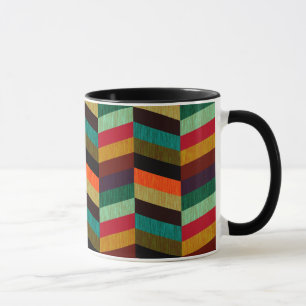 Caneca Padrão Xadrez Colorido Multicor