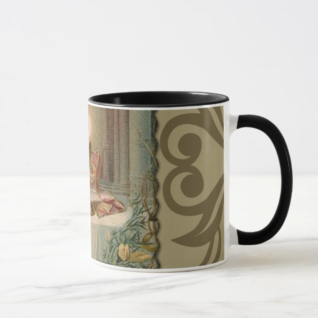 Caneca Padre católico do Eucaristia de Missal do cálice (Direita)