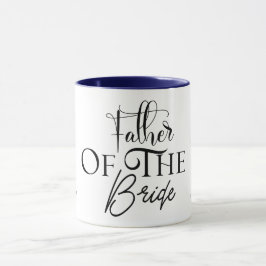 Caneca Padre da Noiva Escrita Flutuante Personalizada