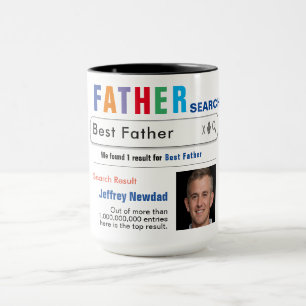 Caneca Padre Funny Personalizado Melhor Busca Dotada Mug