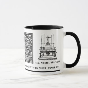Caneca Padre Latim de Oração Religiosa Católica Tradicion