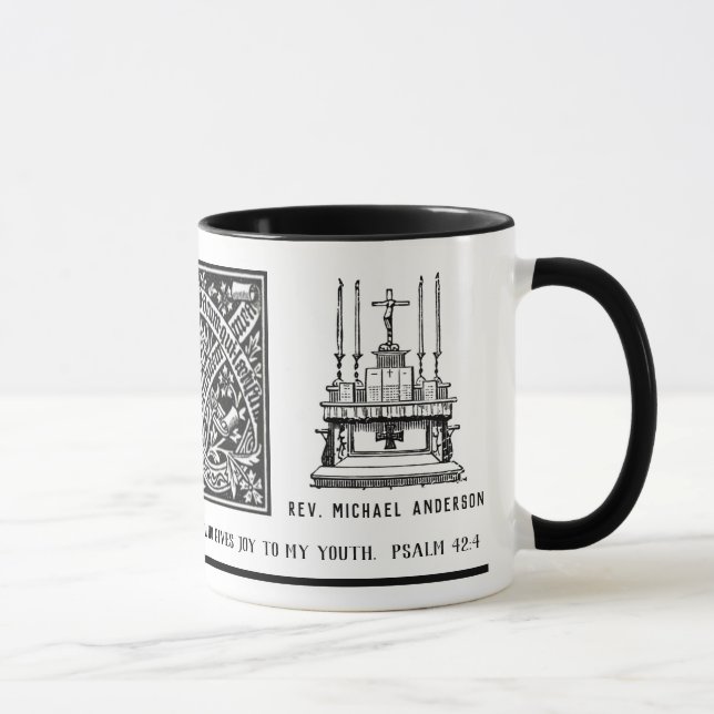 Caneca Padre Latim de Oração Religiosa Católica Tradicion (Direita)