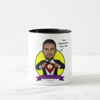 Caneca Padrinho de casamento/Caricatura Flash