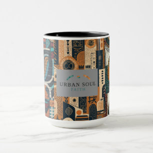 Caneca Padrões Urbanos da Alma
