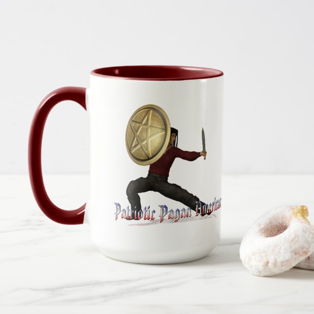 Caneca Pagan Americano Patriótico (Com Donut)