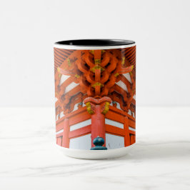 Caneca Pagoda perspectiva ascendente, Miyajima