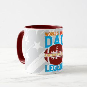 Caneca Pai #1 da Lenda de futebol Fachantoche