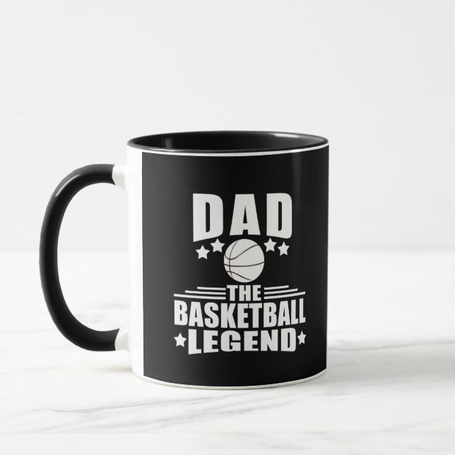 Caneca Pai a lenda de basquete presentes engraçados de di (Esquerda)