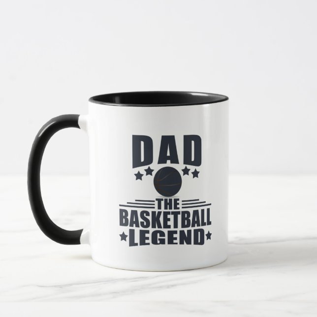 Caneca Pai a lenda de basquete presentes engraçados de di (Esquerda)
