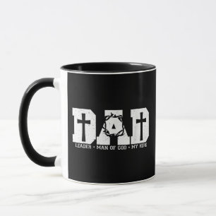 Caneca Pai abençoado Papai Cruz Cristão Religioso Pai
